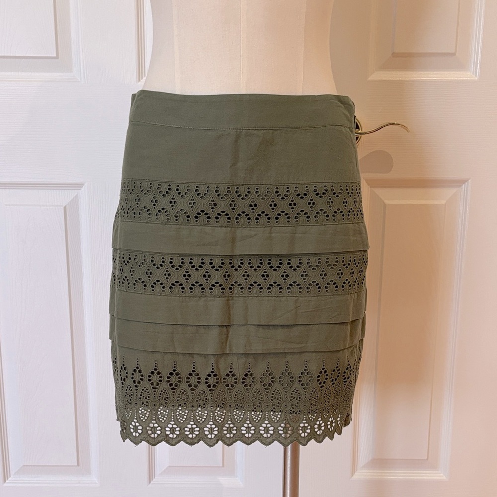 Gap Cotton Eyelet Skirt